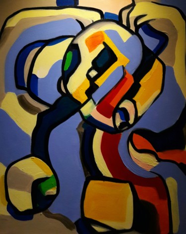 绘画 标题为“" Doubles visages "” 由Sam Keusseyan, 原创艺术品, 丙烯