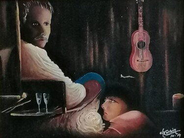 Peinture intitulée "trahison" par Charles Corbin, Œuvre d'art originale, Huile