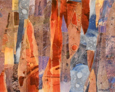 Lot's Wife Collages titled "Lot's Wife" by Veronica Stewart, Original Artwork