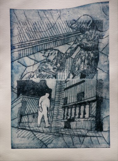 印花与版画 标题为“Oaristys” 由Philippe Casaubon, 原创艺术品, 雕刻