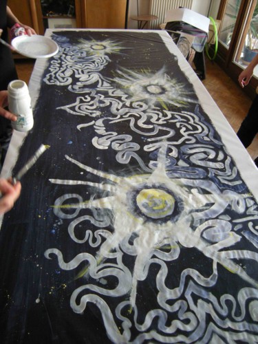 Peinture intitulée "Tableau réalisé en…" par Zampo, Œuvre d'art originale