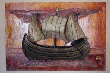 Scultura intitolato "Croatian Old war sh…" da Ana Krleza, Opera d'arte originale