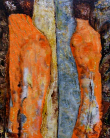 égo Peinture intitulée "égo" par Philippe Langaud, Œuvre d'art originale, Acrylique