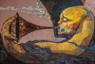 Peinture intitulée "fife" par Arman Bai, Œuvre d'art originale, Huile
