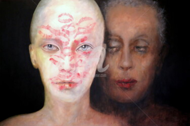 Peinture intitulée "besoin d'amour (n°1…" par Domondo, Œuvre d'art originale