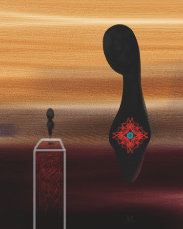 Digital Arts titled "MOTHER" by Pribi, Original Artwork, Digital Painting