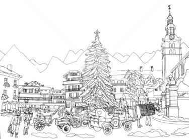 Megève et ses calèches