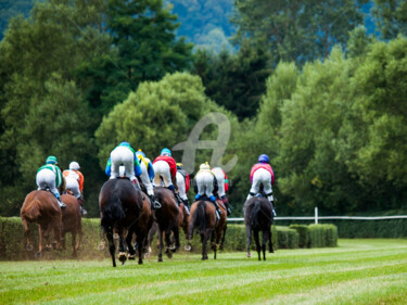 Fotografía titulada "HORSE RACING 3" por Jb Photoart, Obra de arte original