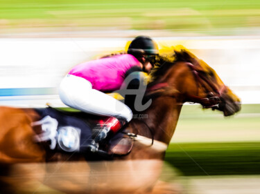 Fotografía titulada "HORSE RACING 5" por Jb Photoart, Obra de arte original