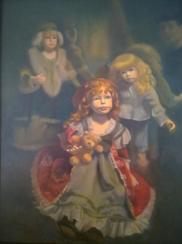 Painting titled "Shine with the Ligh…" by Weiyu Xia, Original Artwork, Oil