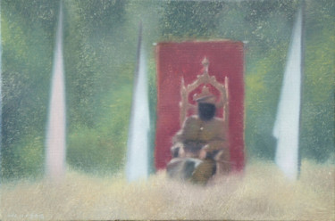 Painting titled "Who is the king of…" by Weiyu Xia, Original Artwork, Oil