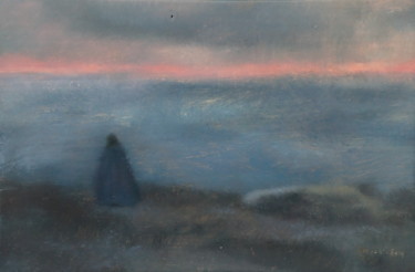 Painting titled "Sea Fever" by Weiyu Xia, Original Artwork, Oil