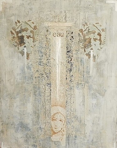 Peinture intitulée "mon village" par Daniel Coste, Œuvre d'art originale, Acrylique Monté sur Châssis en bois