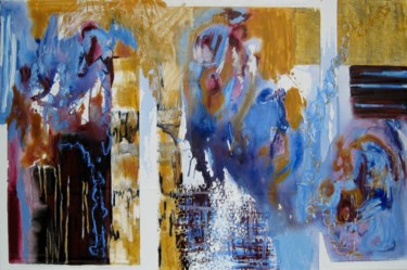 Peinture intitulée "Avoir Eté" par Isabelle Langlois, Œuvre d'art originale, Acrylique Monté sur Châssis en bois