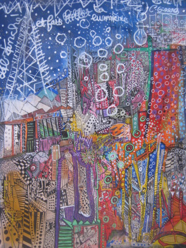 Peinture intitulée ""DEBRANCHE,ET FAIS…" par Girerd Christophe, Œuvre d'art originale, Acrylique