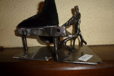 Sculpture intitulée "php6l7gmj.jpg piani…" par Christian Canivenc, Œuvre d'art originale, Métaux