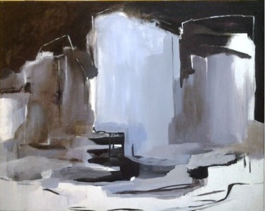 PAYSAGE URBAIN gris colorés, noir et blanc