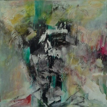 绘画 标题为“APPARITION” 由Brigitte Krief, 原创艺术品, 丙烯 安装在木质担架架上