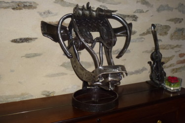 Sculpture intitulée "phpagubbu.jpg" par Christian Canivenc, Œuvre d'art originale, Métaux