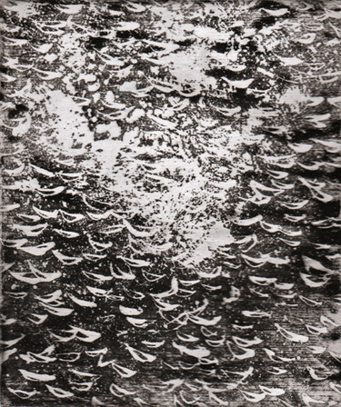 Gravures & estampes intitulée ""L'ascension des Am…" par Eve Clair, Œuvre d'art originale, Eau-forte