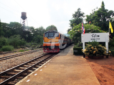 Photographie intitulée "GARE DE WANG PHO" par Jean-Marc Philippe (Jimpy), Œuvre d'art originale, Photographie numérique