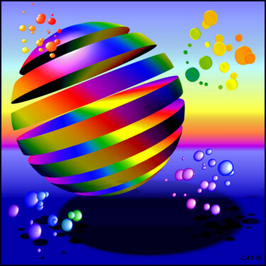 Digital Arts titled "Vibrance" by Antarctica246, Original Artwork, 3D Modeling