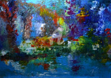 Schilderij getiteld "Atmosphères Marocai…" door Frederic Janssens (Fredj), Origineel Kunstwerk, Acryl