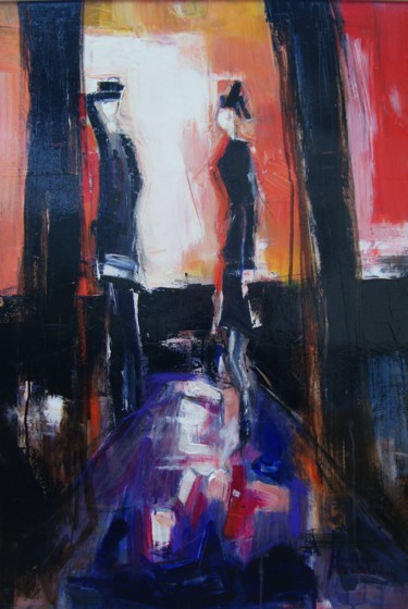 "Mode" başlıklı Tablo Hervé Marchelidon tarafından, Orijinal sanat, Akrilik