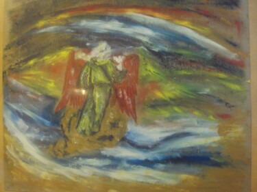 「ΤΟ ΔΩΡΟ ΤΟΥ ΑΓΓΕΛΟΥ」というタイトルの絵画 Ελενη Εμποριδουによって, オリジナルのアートワーク, オイル