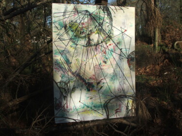 Schilderij getiteld "DIFFERENTS PULSES" door L'Atelier De Nammu, Origineel Kunstwerk, Acryl