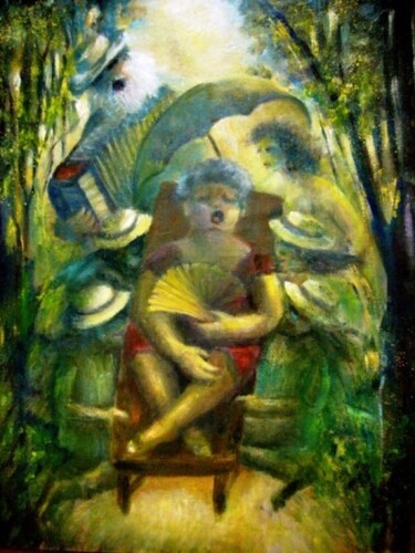 FRANCISCO EL HOMBRE - FRANCISCO THE MAN - Painting titled "FRANCISCO EL HOMBRE…" by Mary Lozano, Original Artwork, Other