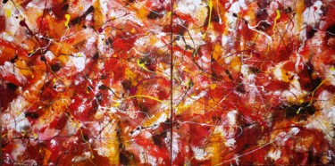 绘画 标题为“A8” 由César Azevedo, 原创艺术品, 丙烯 安装在木质担架架上