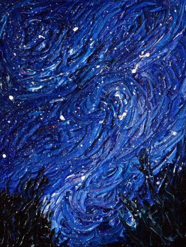 Painting titled "Color of the Sky pa…" by Felix Concepcion, Original Artwork, Acrylic