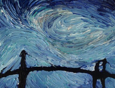 Painting titled "Color of the Sky pa…" by Felix Concepcion, Original Artwork, Acrylic