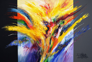 Wings M2 Malerei mit dem Titel "Wings M2" von Peter Nottrott, Original-Kunstwerk, Acryl
