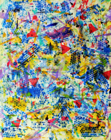 Peinture intitulée "L'INCONNUE AU CHAPE…" par Jean-Marc Philippe (Jimpy), Œuvre d'art originale, Acrylique