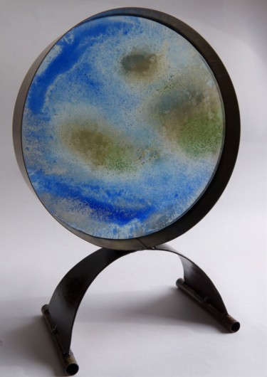 Iles Sculpture intitulée "Iles" par Isabelle Pontani, Œuvre d'art originale, Verre