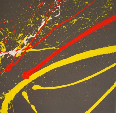 Peinture intitulée "Abstract colors spl…" par Patrice Butel, Œuvre d'art originale, Acrylique