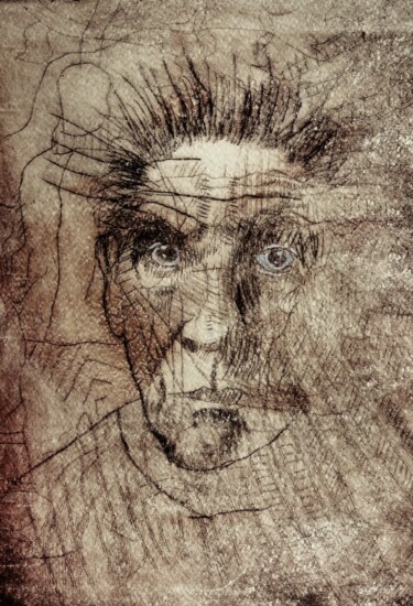 Gravures & estampes intitulée "D.S. II" par Philippe Casaubon, Œuvre d'art originale, Gravure
