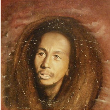 Ζωγραφική με τίτλο "" Marley Bob "" από Daniel Jacquinot, Αυθεντικά έργα τέχνης, Λάδι
