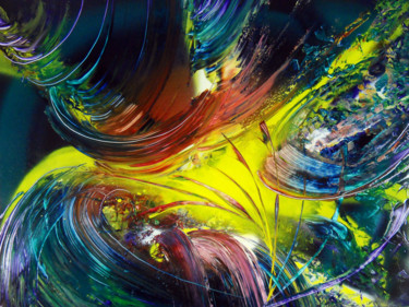 Abstrait Bombes aerosols graffiti - Energiz Malerei mit dem Titel "Abstrait Bombes aer…" von Airgone, Original-Kunstwerk, Acryl