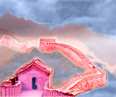 Digital Arts titled "Pop Muraille #artis…" by Anh Luz, Original Artwork, Digital Painting