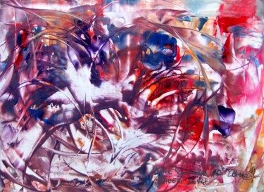 Malerei mit dem Titel "231e Episoden des L…" von Robert Bauer, Original-Kunstwerk, Enkaustik