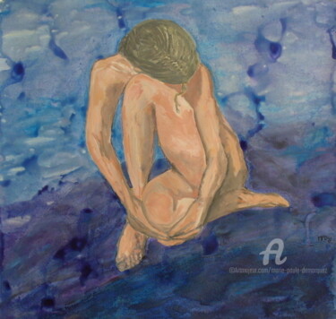 Peinture intitulée "Féline" par Marie-Paule Demarquez, Œuvre d'art originale, Acrylique