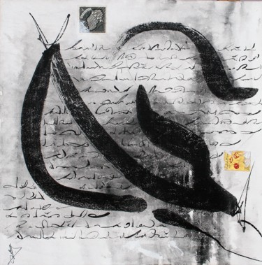 Painting titled "Couleur ?" by Isabelle Delteil Mc Williams, Original Artwork, Ink