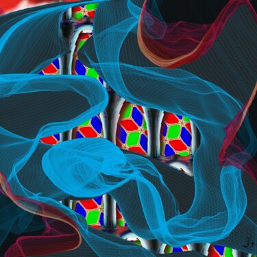 Digitale Kunst mit dem Titel "Vom Winde verweht" von Manfred Hoppe, Original-Kunstwerk, Digitale Malerei