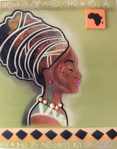 Pintura intitulada "Presente" por Carlos Guilherme Lima, Obras de arte originais, Acrílico