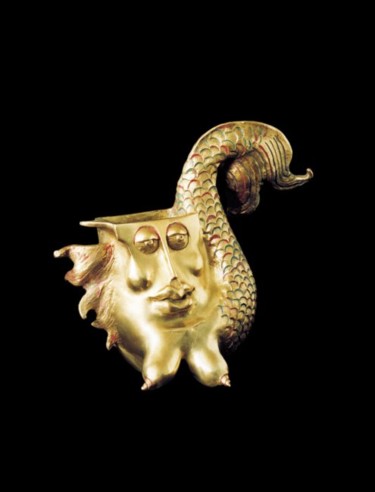 Sculpture intitulée "Janus" par Sak, Œuvre d'art originale
