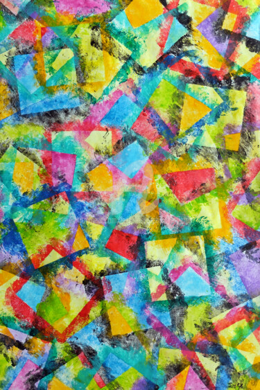 Peinture intitulée "RECADRAGE" par Jean-Marc Philippe (Jimpy), Œuvre d'art originale, Acrylique