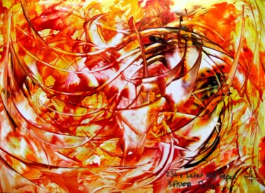 Malerei mit dem Titel "230e Setzt die Sege…" von Robert Bauer, Original-Kunstwerk, Enkaustik
